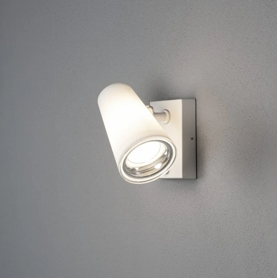 LED-buitenwandspot Fano met bewegingsmelder