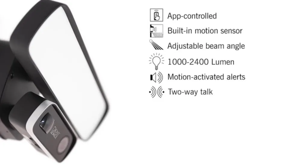 LED-cameralamp Smartlight 7867-750 WiFi 1.000lm