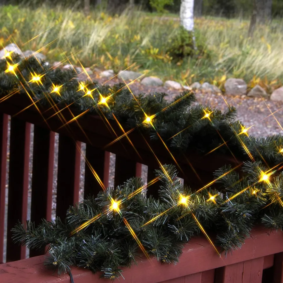 Led-dennenguirlande Ottawa voor buiten, wit