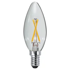 LED-kaarslamp E14 B35 2W 2.700K filament 250lm