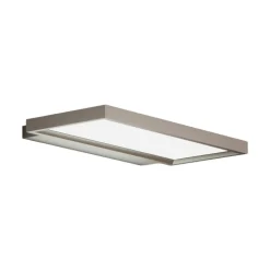 LED-kantoor-wandlamp Rick, grijs, universeel wit