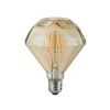LED-lamp E27 4W 2.700K Diamant Filament amber