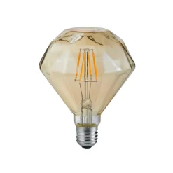 LED-lamp E27 4W 2.700K Diamant Filament amber