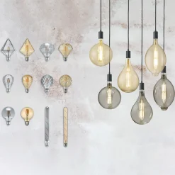 LED-lamp E27 4W 2.700K Diamant Filament amber