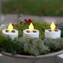 Ledlamp op zonne-energie Saul, set van 3