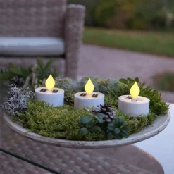 Ledlamp op zonne-energie Saul, set van 3