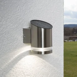 LED-lamp Salma op zonne-energie, muurbevestiging