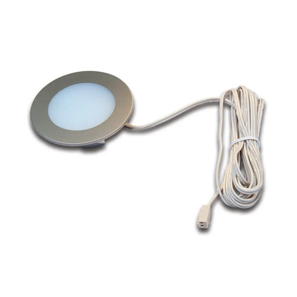 LED-meubellamp FR 55 in roestvrijstalen optiek