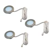 LED-meubellamp FR 55 roestvrijstalen optiek 3/set