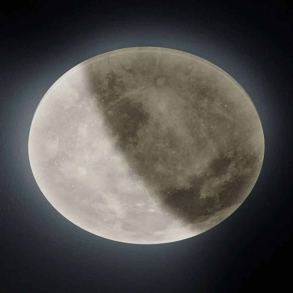 LED-plafondlamp Lunar met afstandsbediening 40 cm