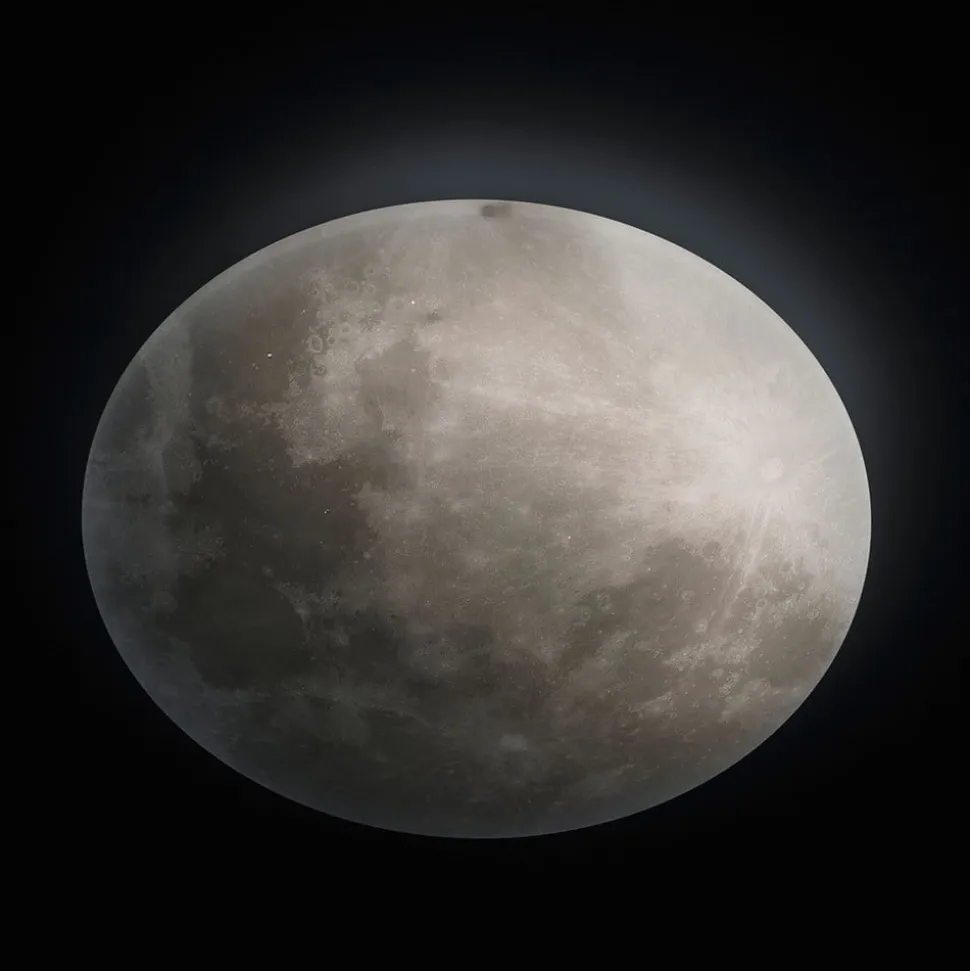 LED-plafondlamp Lunar met afstandsbediening 60cm