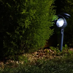 LED-prikspot op zonne-energie Prima, set van 4, IP44