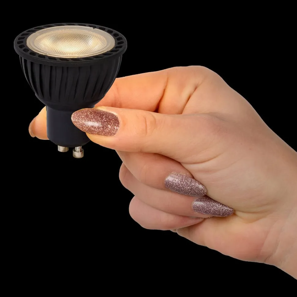 LED-reflector GU10 5W Dim to warm, zwart