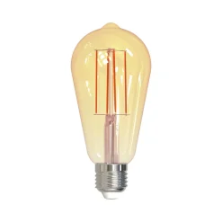 LED-Rustika, gloeidraad, E27, goudkleurig, 7W, 2000K, 650 lumen
