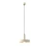 LEDS-C4 Keops 1 hanglamp, mat wit, Ø 28 cm, aluminium