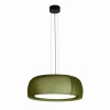 LEDS-C4 LED hanglamp Gong, groen, 2.700 K, Ø 61,2 cm, stof