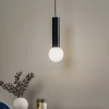 LEDS-C4 Mist badkamer-hanglamp IP44 zwart