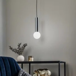 LEDS-C4 Mist badkamer-hanglamp IP44 chroom