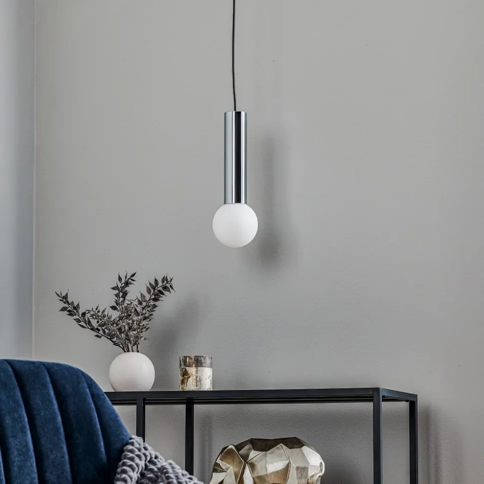 LEDS-C4 Mist badkamer-hanglamp IP44 chroom