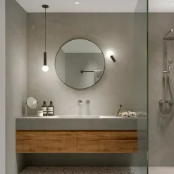 LEDS-C4 Mist badkamer-wandlamp 2-lamps zwart