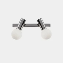 LEDS-C4 Mist badkamer-wandlamp 2-lamps zwart