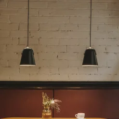 LEDS-C4 Napa hanglamp, Ø 18 cm, zwart-goud