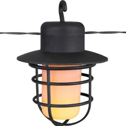 LED-solar-lichtketting 33059F met 10 lantaarns