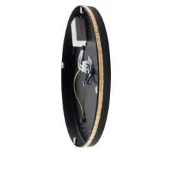 LED-spiegel Ring L, Ø 39 cm, glas, warmwit