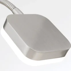 LED-tafellamp Tobias, mat nikkel