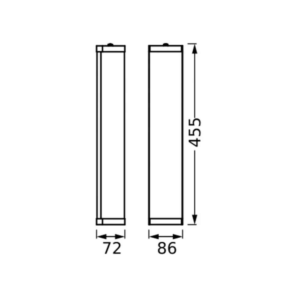 LEDVANCE Bathroom Classic Cylinder 45,5cm chroom