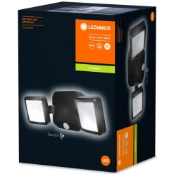 LEDVANCE Battery Spotlight buitenwand 2lamps zwart