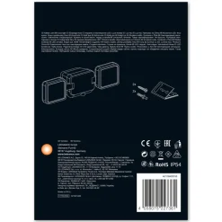 LEDVANCE Battery Spotlight buitenwand 2lamps zwart