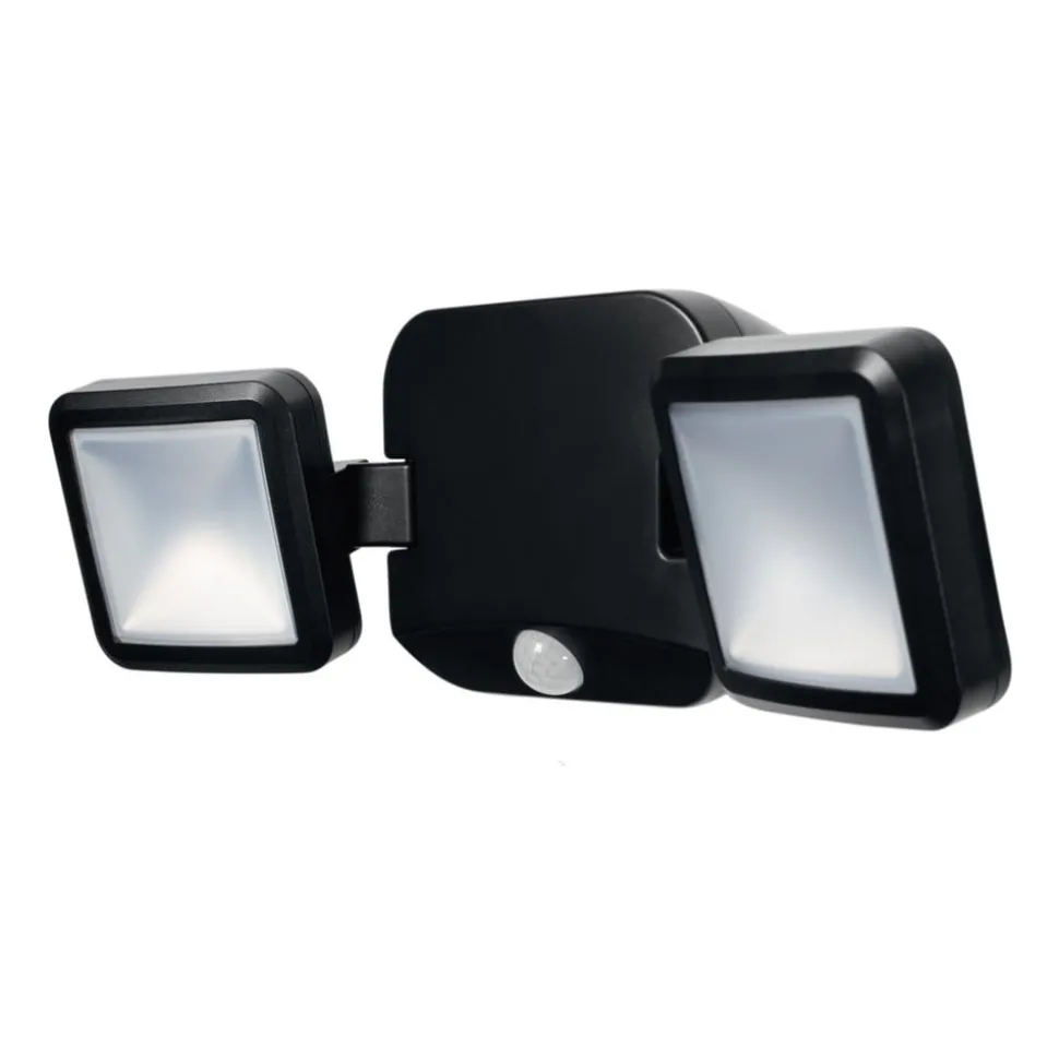 LEDVANCE Battery Spotlight buitenwand 2lamps zwart