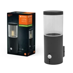 LEDVANCE buitenwandlamp EnduraClassic Ebro Sensor donkergrijs