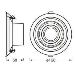 Ledvance Decor Filament Echo LED downlight