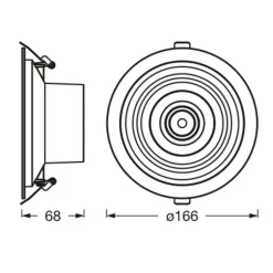 Ledvance Decor Filament Halo LED downlight