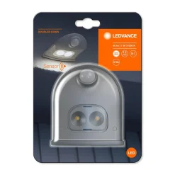 LEDVANCE Door Down LED buitenwandlamp, zilver