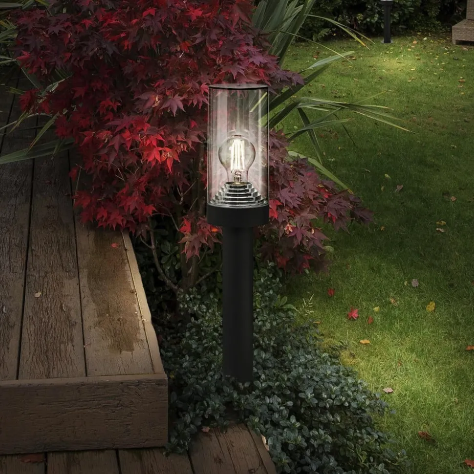 LEDVANCE Endura Classic Amber tuinpadverlichting, donkergrijs