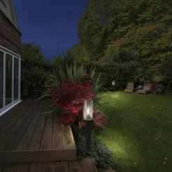 LEDVANCE Endura Classic Amber tuinpadverlichting, donkergrijs