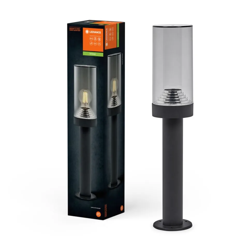LEDVANCE Endura Classic Amber tuinpadverlichting, donkergrijs