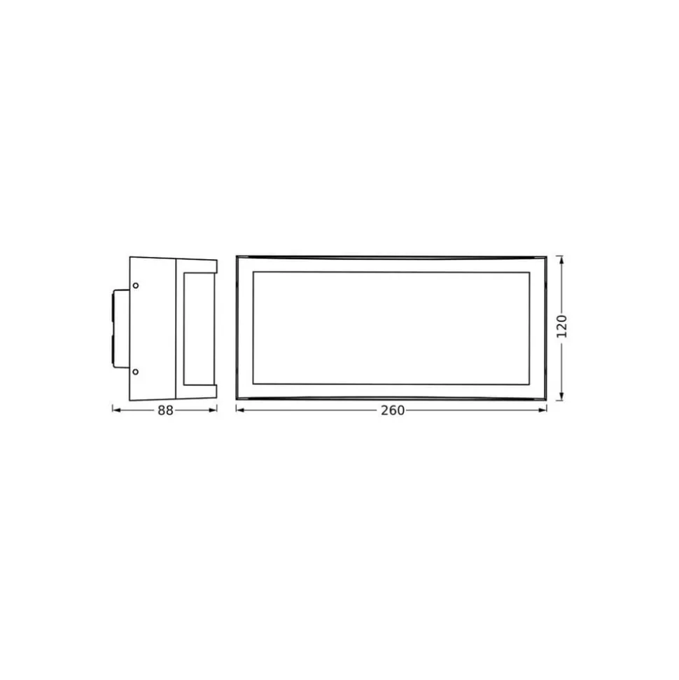 LEDVANCE Endura Classic Cuadra buitenwandlamp, IP65