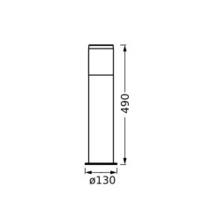 LEDVANCE Endura Classic Ebro tuinpadverlichting, roestvrij staal