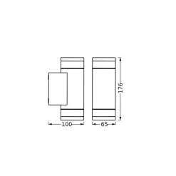 LEDVANCE Endura Classic Ive buitenwandlamp, GU10, IP65