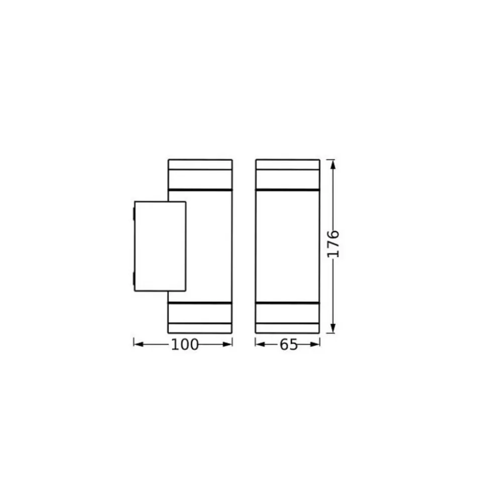 LEDVANCE Endura Classic Ive buitenwandlamp, GU10, IP65