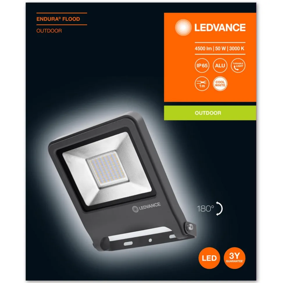 LEDVANCE Endura Flood buitenspot 840 DG 50W