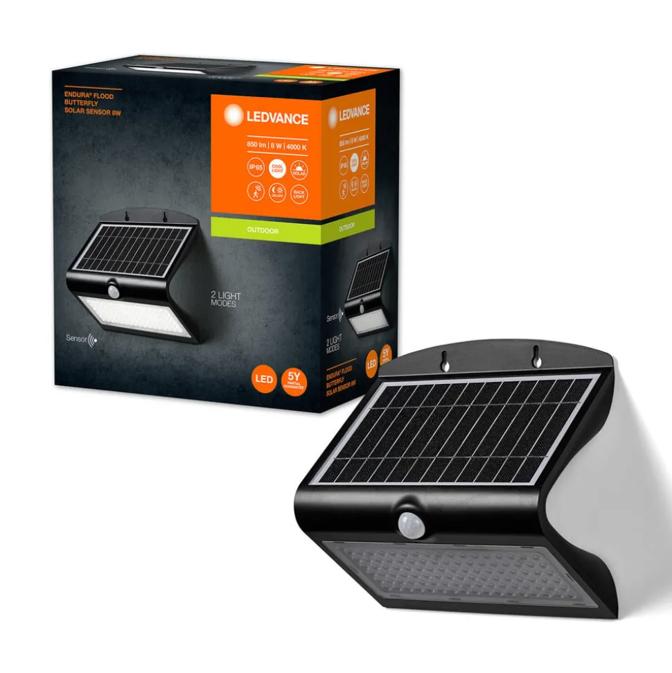 LEDVANCE Endura Flood Butterfly Solar Sensor 8W