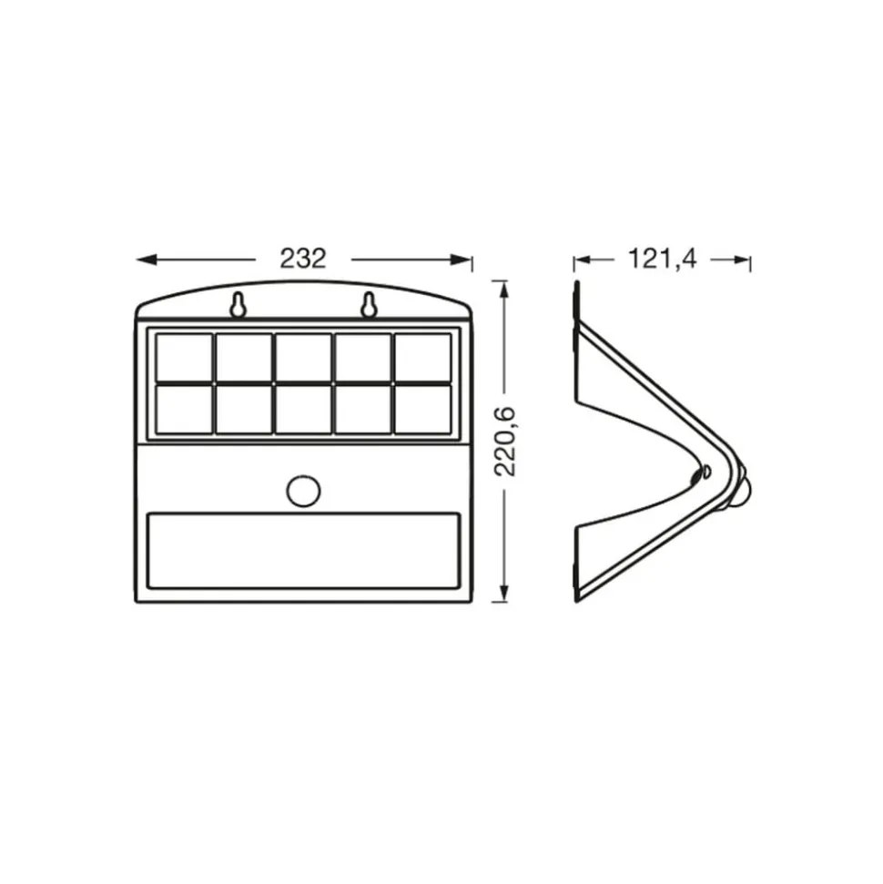 LEDVANCE Endura Flood Butterfly Solar Sensor 8W
