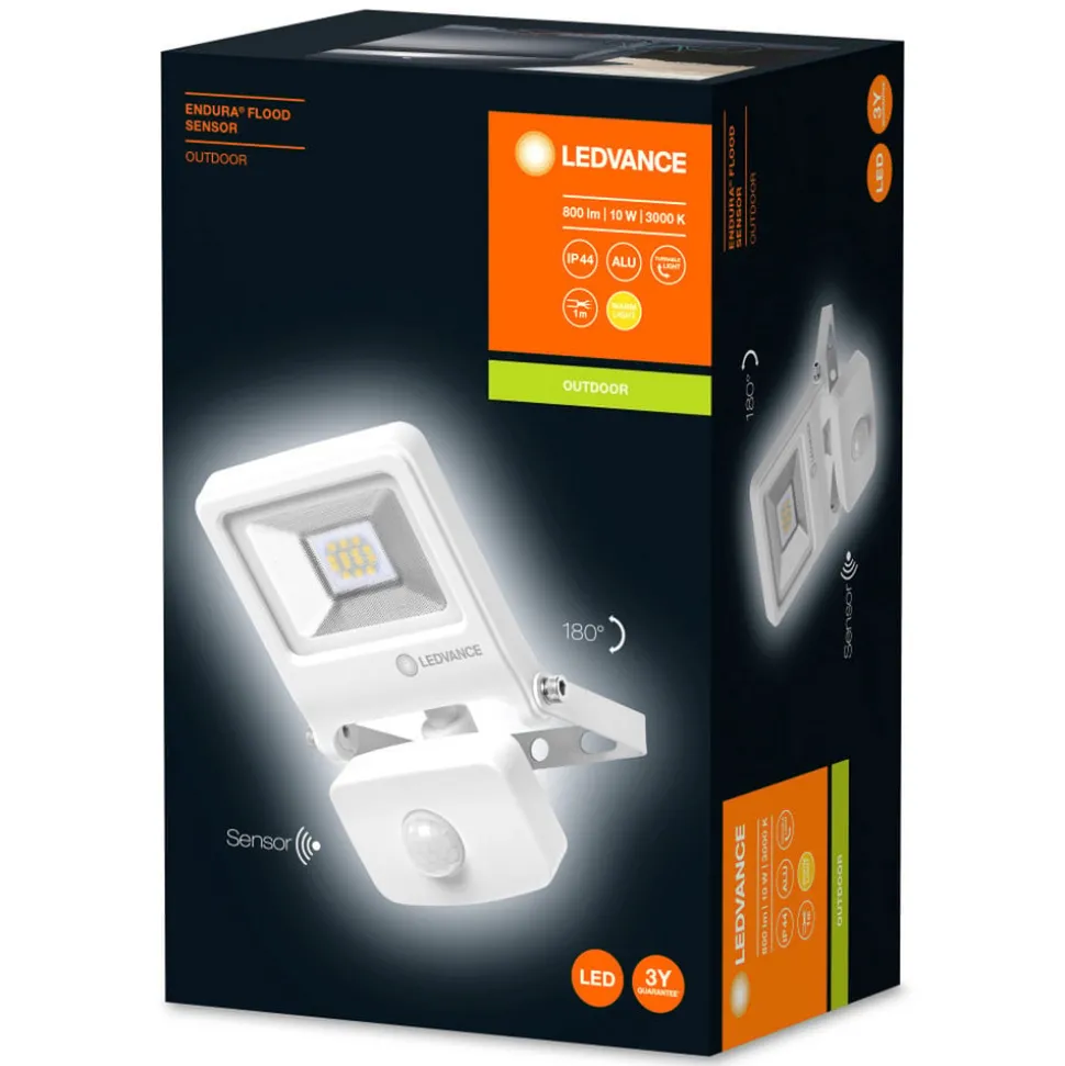 LEDVANCE Endura Flood sensor LED buitenspot wit