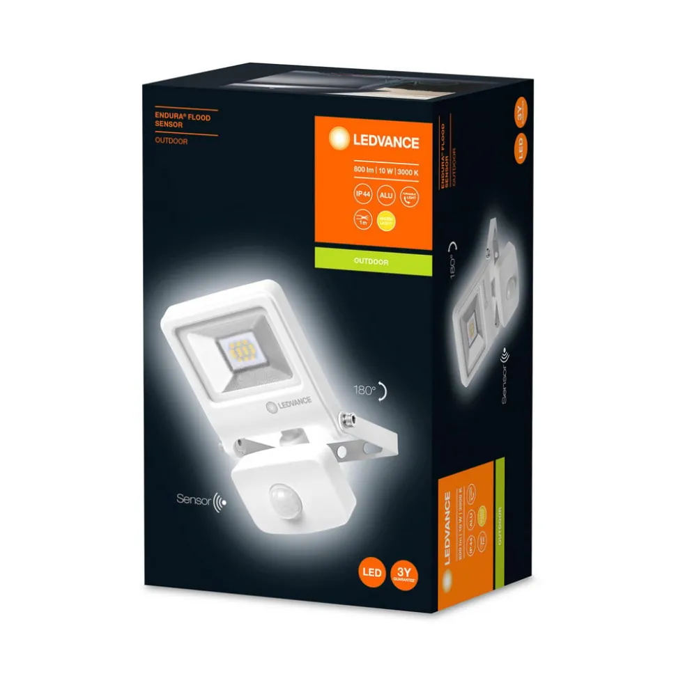 LEDVANCE Endura Flood sensor LED buitenspot wit