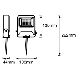 LEDVANCE Endura Garden Flood 10W LED buitenspot